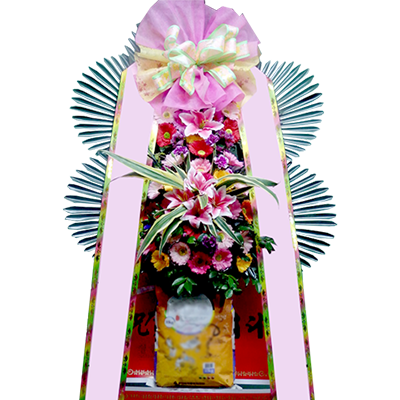 No.6-축하화환 3단 - 쌀화환(10kg)