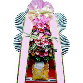 No.6-축하화환 3단 - 쌀화환(10kg)